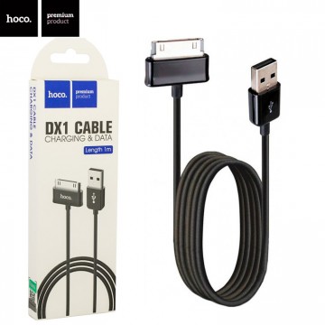 USB кабель Hoco DX1 Tablet P1000 1M черный в Одессе