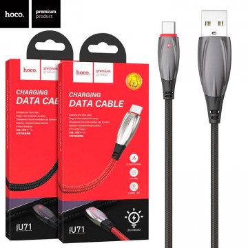 USB кабель Hoco U71 Star Type-C 1.2М черный в Одессе