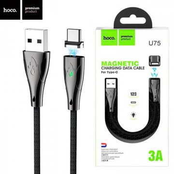 USB кабель Hoco U75 Blaze magnetic Type-C 1.2М черный в Одессе