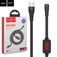 USB кабель Hoco S4 With Timer Lightning 1.2М черный