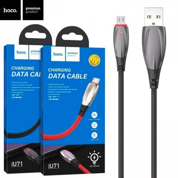 USB кабель Hoco U71 Star micro USB 1.2М черный в Одессе