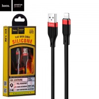 USB кабель Hoco U72 Forest Silicone Lightning 1.2М черный