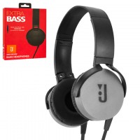 Наушники с микрофоном JBL MDR-XB550AP серые