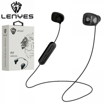 Bluetooth наушники с микрофоном Lenyes A7 черные в Одессе