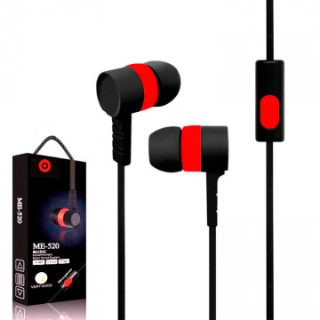 Наушники с микрофоном Beast ME-520 чернo-красные в Одессе