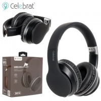 Bluetooth наушники с микрофоном Celebrat SKY-6 черные