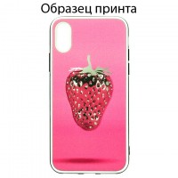 Чехол Fashion Mix Apple iPhone X, iPhone XS Strawberry