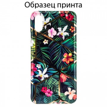 Чехол Mix Flowers Apple iPhone 7, 8, SE 2020 dark green в Одессе
