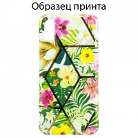 Чехол Mix Flowers Apple iPhone 7, 8, SE 2020 light green