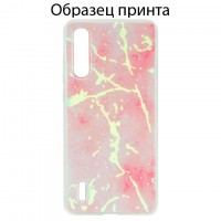 Чехол Marble Apple iPhone 7, 8, SE 2020 pink