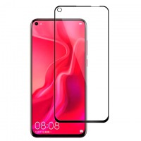 Защитное стекло 5D Huawei P40 Lite black тех.пакет