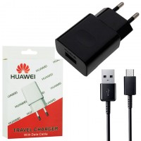 Сетевое зарядное устройство Huawei 2in1 1USB 2A micro-USB в уп. black