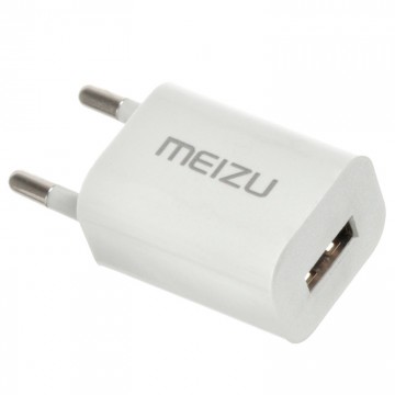 Сетевое зарядное устройство Meizu 1USB 1.5A white без коробки в Одессе