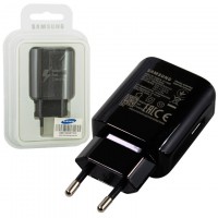 Сетевое зарядное устройство Samsung Fast Charge EP-TA300 1USB 2A блистер black