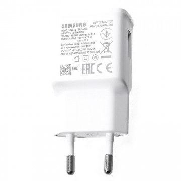 Сетевое зарядное устройство Samsung EP-TA200 Fast charger 1USB 2A original white тех.пакет в Одессе