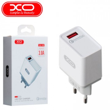 Сетевое зарядное устройство XO L32 QC3.0 1USB 3.0A white в Одессе