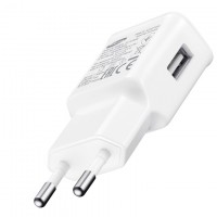 Сетевое зарядное устройство Samsung EP-TA20EWE 1USB 2A high copy white без коробки