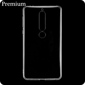 Чехол силиконовый Premium Nokia 6.1 прозрачный в Одессе