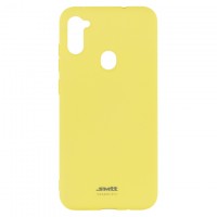 Чехол силиконовый SMTT Silicon Cover Samsung A11 2020 A115, M11 2020 M115 желтый