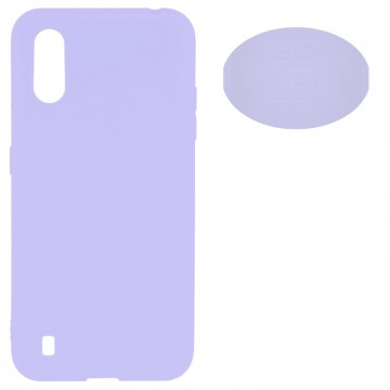 Чехол Silicone Cover Full Samsung A01 A015, M01 M015 сиреневый в Одессе