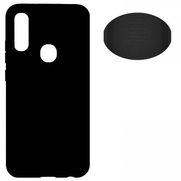 Чехол Silicone Cover Full Samsung A21 2020 A215 черный в Одессе