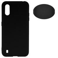 Чехол Silicone Cover Full Samsung A01 A015, M01 M015 черный