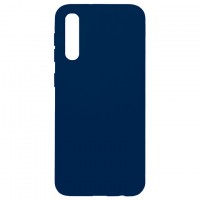 Чехол Silicone Cover Full Samsung A70 2019 A705 синий