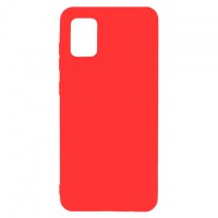 Чехол Silicone Cover Full Samsung A71 2020 A715 красный