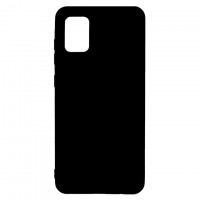 Чехол Silicone Cover Full Samsung A71 2020 A715 черный