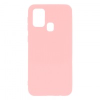 Чехол Silicone Cover Full Samsung M31 2020 M315 розовый