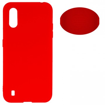 Чехол Silicone Cover Full Samsung A01 A015, M01 M015 красный в Одессе