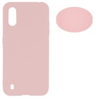 Чехол Silicone Cover Full Samsung A01 A015, M01 M015 розовый