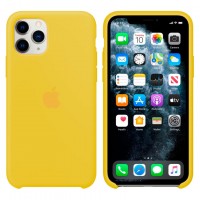 Чехол Silicone Case Original iPhone 11 Pro Max № 4 Yellow N04