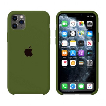 Чехол Silicone Case Original iPhone 11 Pro №48 (Pine forest green) (N45) в Одессе