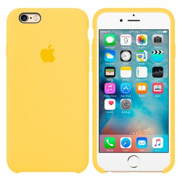 Чехол Silicone Case Original iPhone 6, 6S №55 (Light yellow) (N50) в Одессе