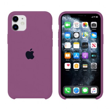 Чехол Silicone Case Original iPhone 11 №45 (Purple) (N43) в Одессе