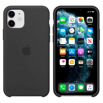 Чехол Silicone Case Original iPhone 11 №15 (Charcoal black) (N15) в Одессе