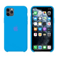 Чехол Silicone Case Original iPhone 11 Pro № 3 (Deep Lake Blue) (N03)