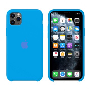 Чехол Silicone Case Original iPhone 11 Pro № 3 (Deep Lake Blue) (N03) в Одессе