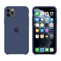 Чехол Silicone Case Original iPhone 11 Pro Max № 8 (Midnight blue) (N08)