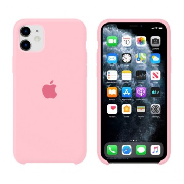 Чехол Silicone Case Original iPhone 11 № 6 (Rose pink) (N06) в Одессе