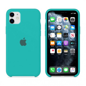 Чехол Silicone Case Original iPhone 11 №21 (Ice sea blue) (N21) в Одессе