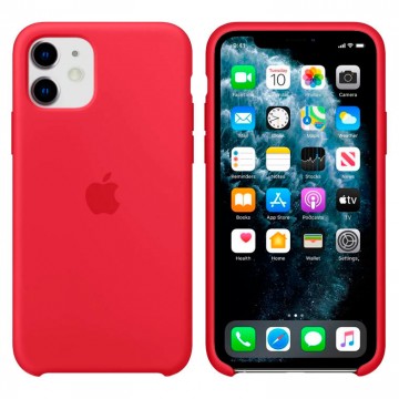 Чехол Silicone Case Original iPhone 11 №25 (Camellia Red) (N25) в Одессе