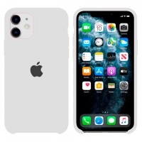 Чехол Silicone Case Original iPhone 11 № 9 (White) (N09)