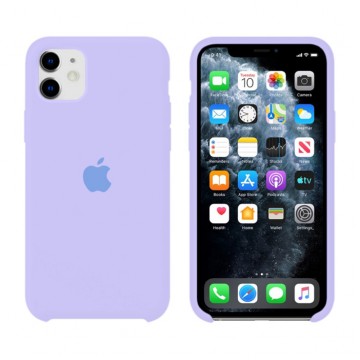 Чехол Silicone Case Original iPhone 11 №41 (Light Purple) (N39) в Одессе