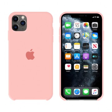 Чехол Silicone Case Original iPhone 11 Pro Max №12 (Pink) (N12) в Одессе