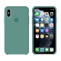 Чехол Silicone Case Original iPhone XS Max №57 (Pine Needle Green) (N55)