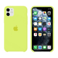 Чехол Silicone Case Original iPhone 11 №32 (Shiny yellow) (N41)