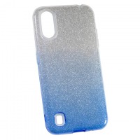 Чехол силиконовый Shine Samsung A01 A015, M01 M015 градиент синий