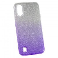 Чехол силиконовый Shine Samsung A01 A015, M01 M015 градиент фиолетовый